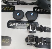 F40 F44 SERIA 1 KONSOLA DESKA ROZDZIELCZA AIRBAG PODUSZKI PASY