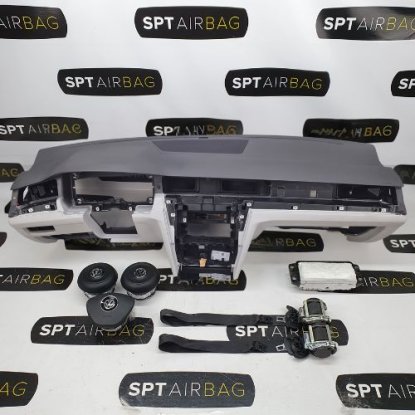 PASSAT B8 DASHBOARD AIRBAG KIT SET BELTS