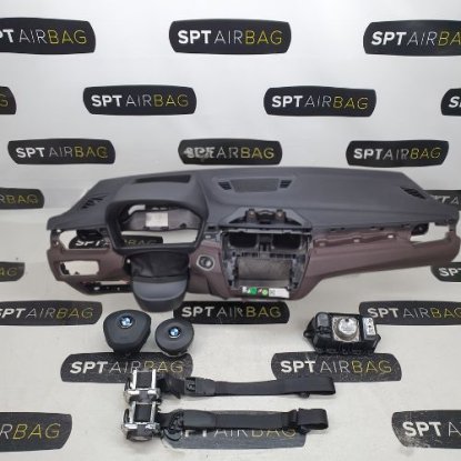 X1 F48 HEAD UP ARMATURENBRETT AIRBAG KIT SICHERHEITSGURTE