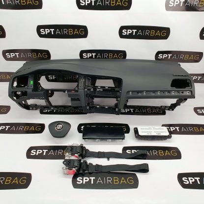 GOLF 7 VII CRUSCOTTO AIRBAG SET CINTURE DI SICUREZZA