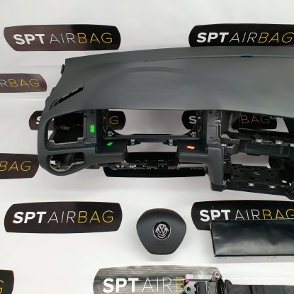 GOLF 7 VII ARMATURENBRETT AIRBAG KIT GURTE 2