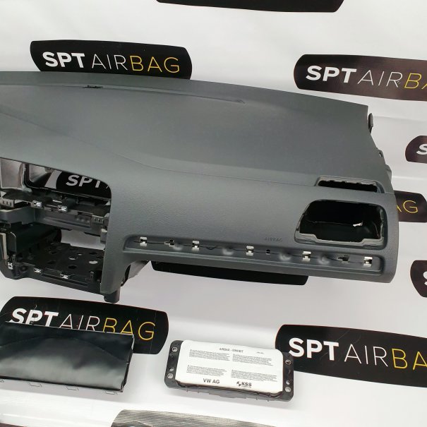 GOLF 7 VII DASHBOARD AIRBAG SET REEKS GORDELS