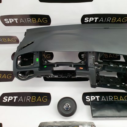 GOLF 7 VII DASHBOARD AIRBAG SET REEKS GTI GTD R-LINE GORDELS 2