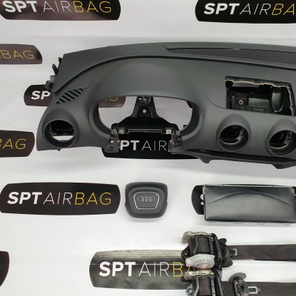 A3 8V0 FACELIFTING DASHBOARD AIRBAG KIT SET BELTS 2