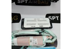 GOLF 7 VII LIFTING KONSOLA DESKA ROZDZIELCZA AIRBAG GTI GTD R-LINE PODUSZKI PASY KURTYNY