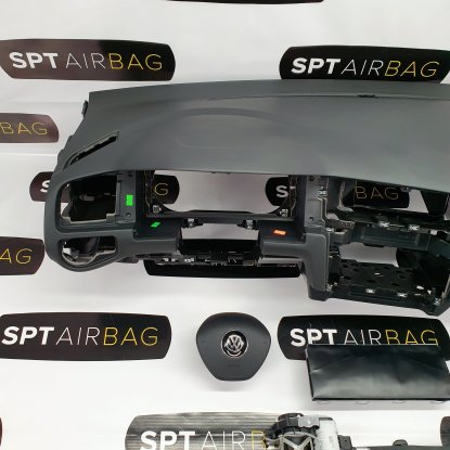 GOLF 7 VII CRUSCOTTO AIRBAG SET CINTURE DI SICUREZZA 2