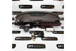 PASSAT B7 DASHBOARD BRUINE KLEUR AIRBAG SET REEKS GORDELS