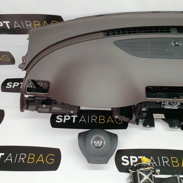 PASSAT B7 CRUSCOTTO COLORE MARRONE AIRBAG SET...
