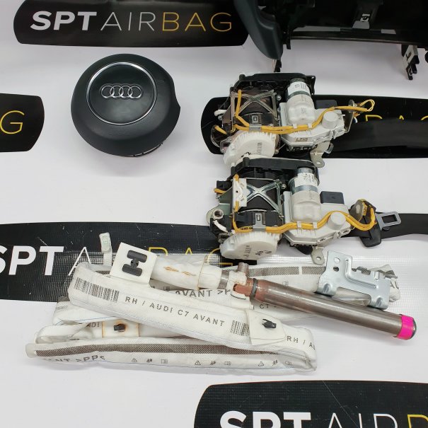A6 C7 S-LINE DASHBOARD AIRBAG SET REEKS...