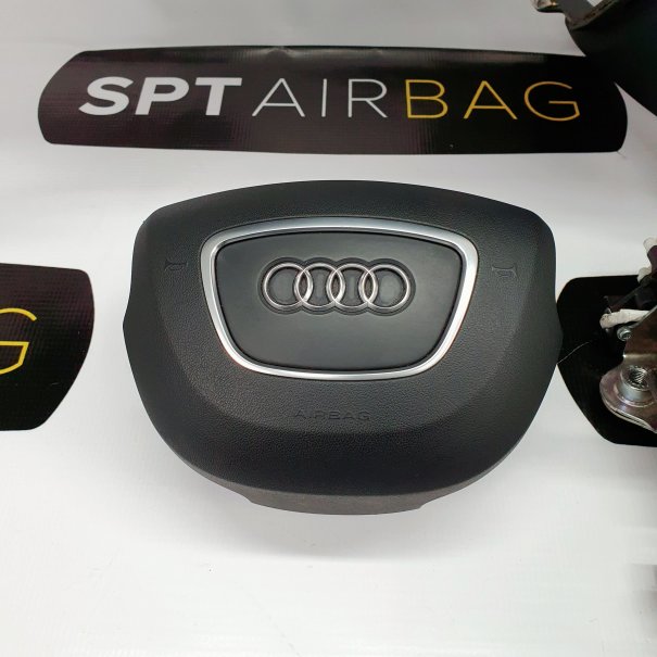 A6 C7 DASHBOARD AIRBAG SET REEKS ZITBANDEN