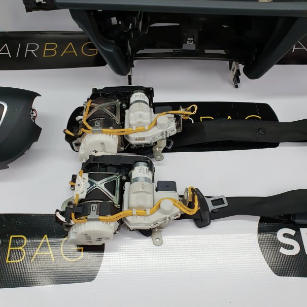 A6 C7 DASHBOARD AIRBAG SET REEKS ZITBANDEN