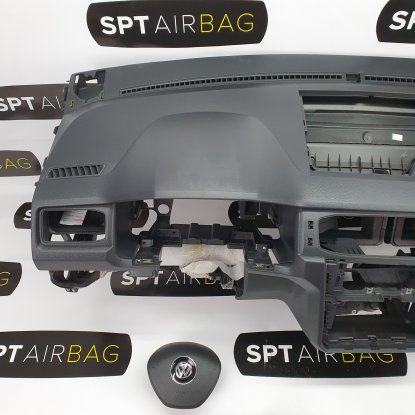 CADDY DASHBOARD AIRBAG SET REEKS ZITBANDEN 2