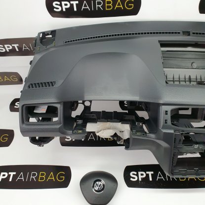 CADDY DASHBOARD AIRBAG KIT SET BELTS 2