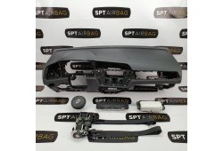 TOURAN DASHBOARD AIRBAG SET REEKS GORDELS