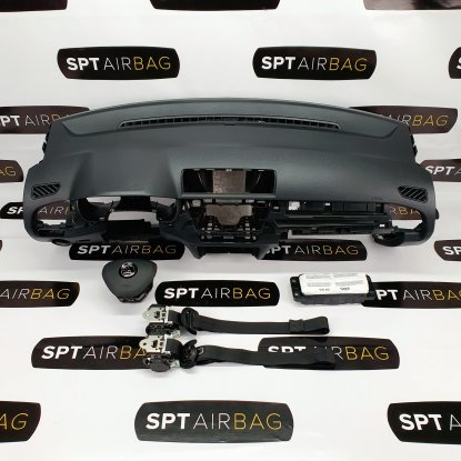 FABIA 3 SALPICADERO TABLERO DE INSTRUMENTOS AIRBAG CONJUNTO CINTURONES DE SEGURIDAD