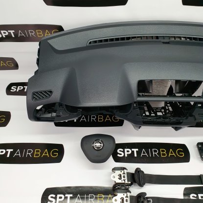 FABIA 3 DASHBOARD AIRBAG KIT SEAT BELTS 2