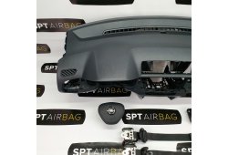 FABIA 3 KONSOLA DESKA ROZDZIELCZA AIRBAG PODUSZKI PASY