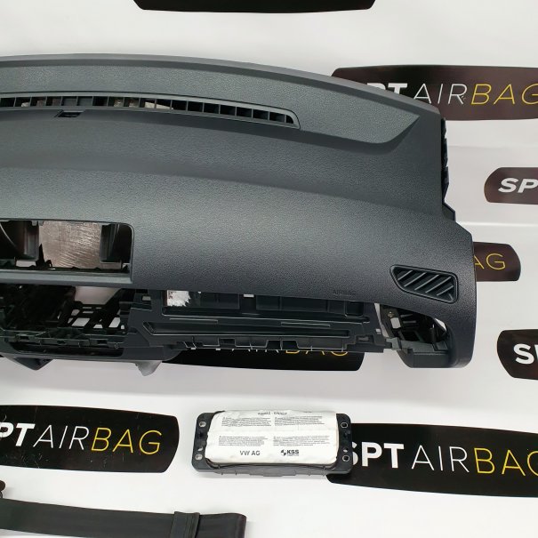 FABIA 3 DASHBOARD AIRBAG SET REEKS GORDELS