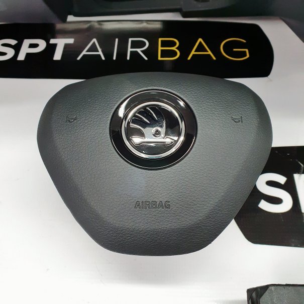 FABIA 3 ARMATURENBRETT AIRBAG KIT SICHERHEITSGURTE