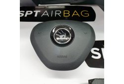 FABIA 3 TABLEAU DE BORD AIRBAG ENSEMBLE CEINTURES DE SÉCURITÉ