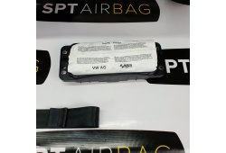 FABIA 3 DASHBOARD AIRBAG SET REEKS GORDELS