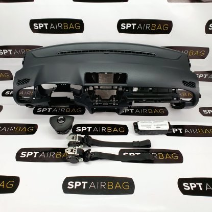 FABIA 3 FACELIFTING SALPICADERO TABLERO DE INSTRUMENTOS AIRBAG CONJUNTO CINTURONES DE SEGURIDAD