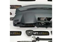 FABIA 3 FACELIFTING DASHBOARD AIRBAG SET REEKS GORDELS