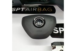 FABIA 3 FACELIFTING DASHBOARD AIRBAG SET REEKS GORDELS