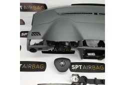 RAPID SALPICADERO TABLERO DE INSTRUMENTOS AIRBAG CONJUNTO CINTURONES DE SEGURIDAD