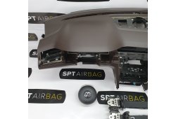 PASSAT B8 CRUSCOTTO MARRONE AIRBAG SET CINTURE DI SICUREZZA