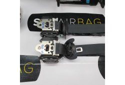 PASSAT B8 KONSOLA DESKA ROZDZIELCZA BRĄZ AIRBAG PODUSZKI PASY