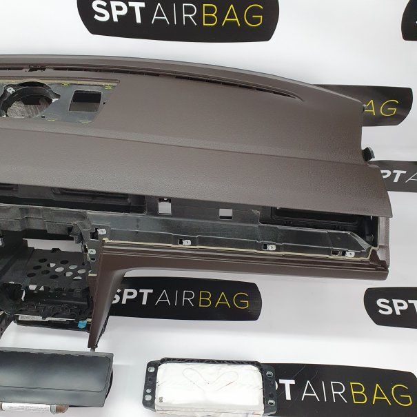 PASSAT B8 ARMATURENBRETT BRAUNE AIRBAG KIT...
