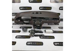 PASSAT B8 ARMATURENBRETT BRAUN AIRBAG KIT SICHERHEITSGURTE