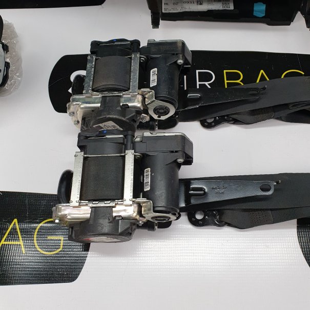 PASSAT B8 DASHBOARD BROWN AIRBAG KIT SEAT BELTS