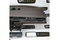 PASSAT B8 KONSOLA DESKA ROZDZIELCZA BRĄZ AIRBAG PODUSZKI PASY