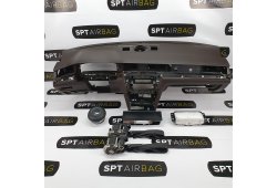 PASSAT B8 TABLEAU DE BORD MARRON AIRBAG ENSEMBLE CEINTURES DE SÉCURITÉ