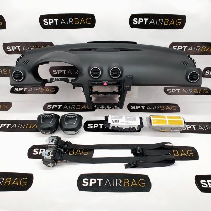 A3 8P 8P0 S-LINE ARMATURENBRETT AIRBAG KIT FACELIFTING