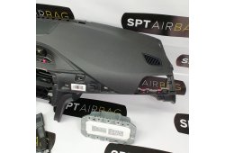 F32 F33 F36 FACELIFT ARMATURENBRETT NAHTGRAU AIRBAG KIT GURTSTRAFFERN