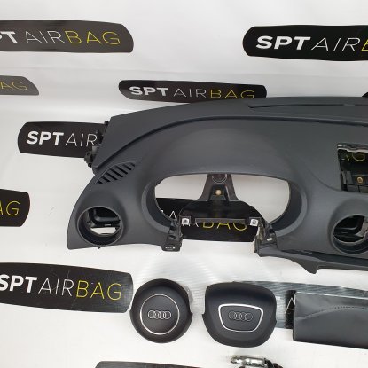 A3 8V DASHBOARD AIRBAG SET REEKS VEILIGHEIDSRIEMEN 2