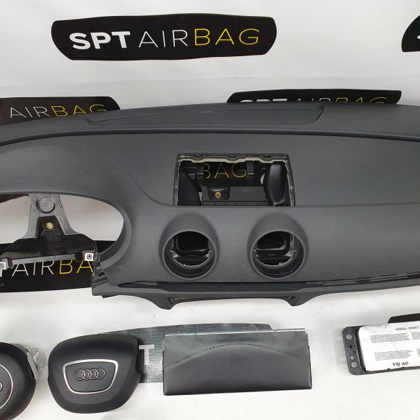 A3 8V ARMATURENBRETT AIRBAG KIT SICHERHEITSGURTE