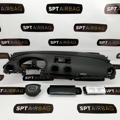 A3 8V QUATTRO  DASHBOARD AIRBAG SET REEKS VEILIGHEIDSRIEMEN