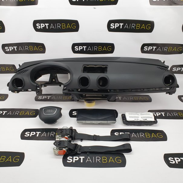 A3 8V DASHBOARD AIRBAG SET REEKS VEILIGHEIDSRIEMEN