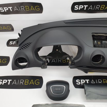 A3 8V CRUSCOTTO CONSOLE AIRBAG SET CINTURE DI SICUREZZA 2