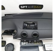 A3 8V DASHBOARD AIRBAG SET REEKS ZITBANDEN VEILIGHEIDSRIEMEN