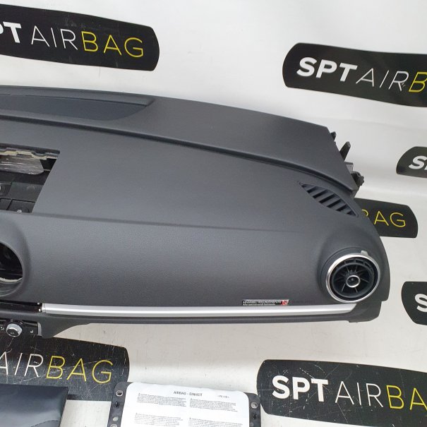 A3 8V DASHBOARD AIRBAG KIT SET BELTS