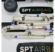 A4 B8 LIFT S-LINE DASHBOARD AIRBAG SET REEKS VEILIGHEIDSRIEMEN ZITBANDEN HOOFDAIRBAG DAK AIRBAG