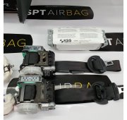 A4 B8 LIFT S-LINE CRUSCOTTO AIRBAG SET CINTURE DI SICUREZZA AIRBAG DA TETTO