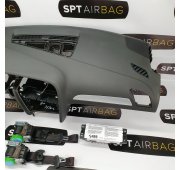 A4 B8 KONSOLA DESKA ROZDZIELCZA AIRBAG PODUSZKI PASY