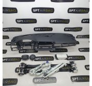 A4 B9 HEAD UP CRUSCOTTO AIRBAG SET CINTURE DI SICUREZZA AIRBAG DA TETTO