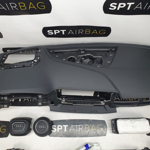 A4 B9 HEAD UP CRUSCOTTO AIRBAG SET CINTURE DI...